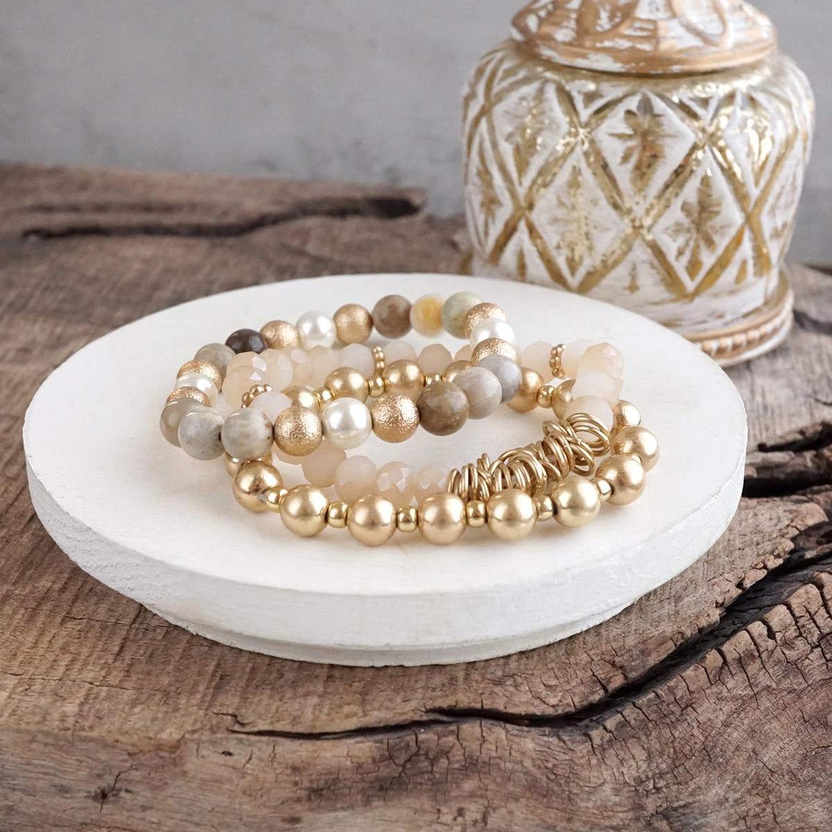 Boho Beaded Bracelet Set