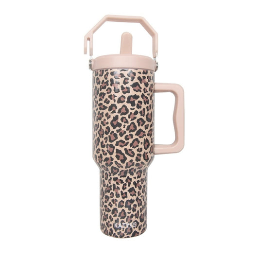 Brown Leopard Tumbler | 38 oz
