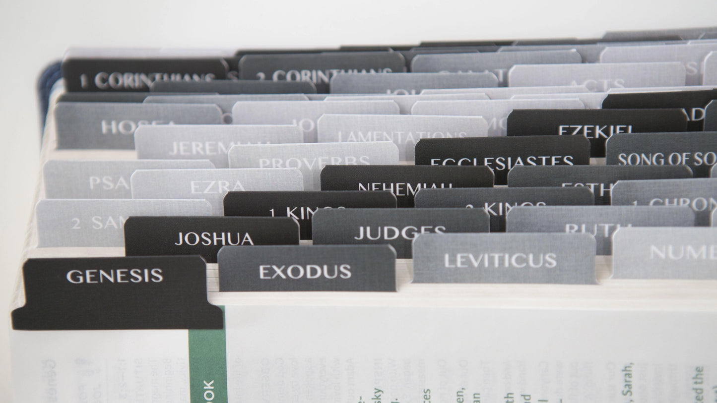 Bible Index Tabs For Men