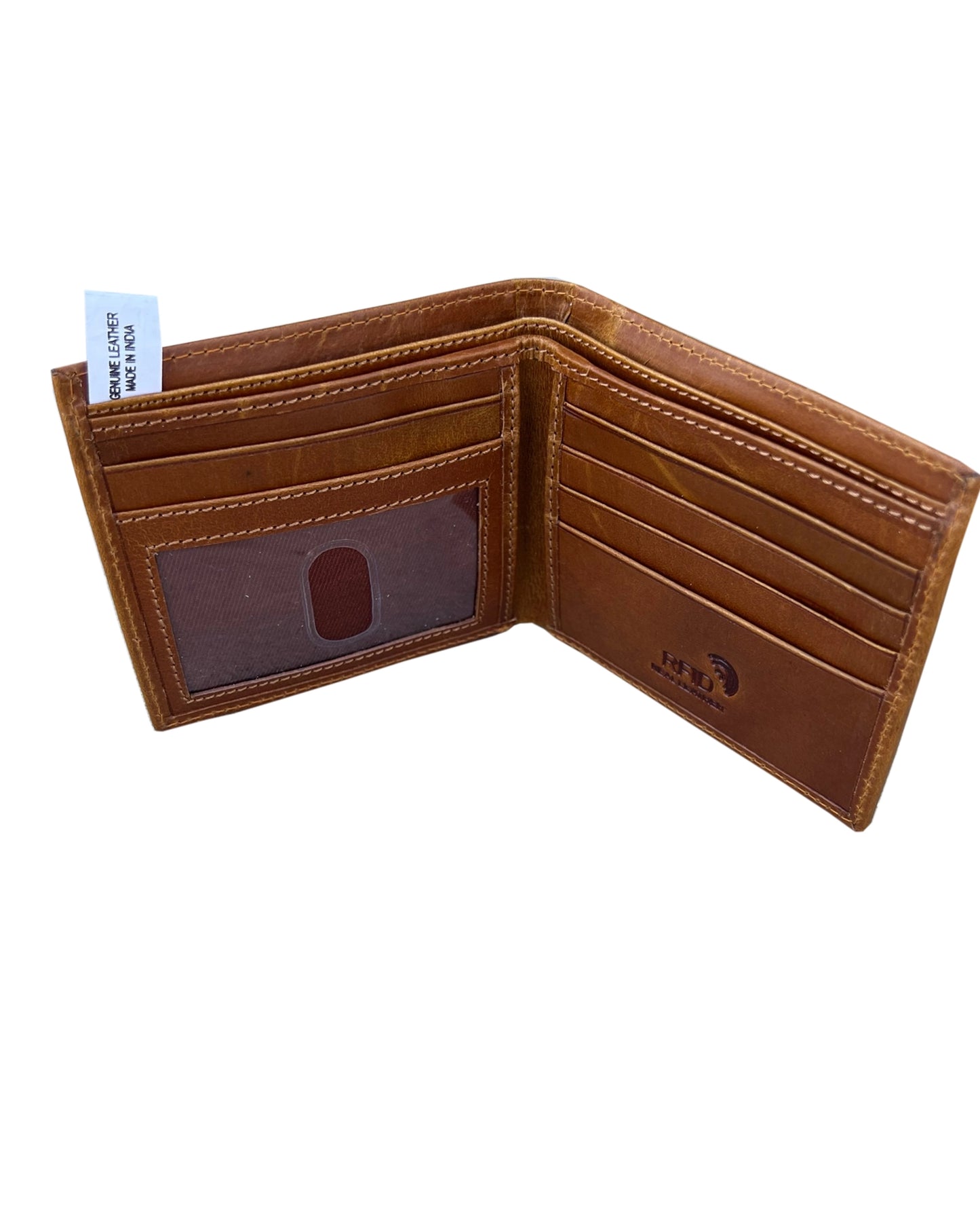 Buffalo Leather Bifold Wallet | Light Brown