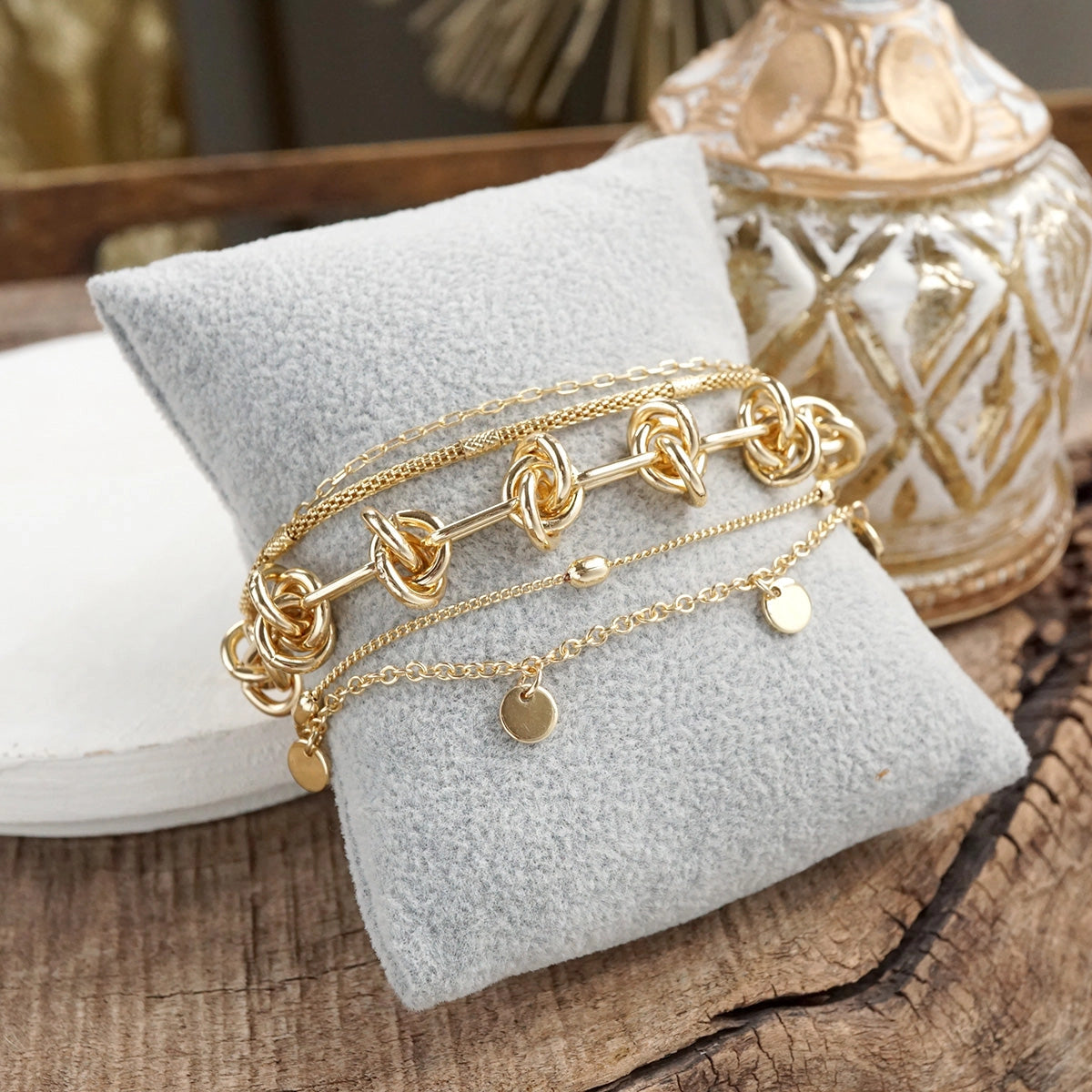 Chain Reaction Multi-Layer Bracelet