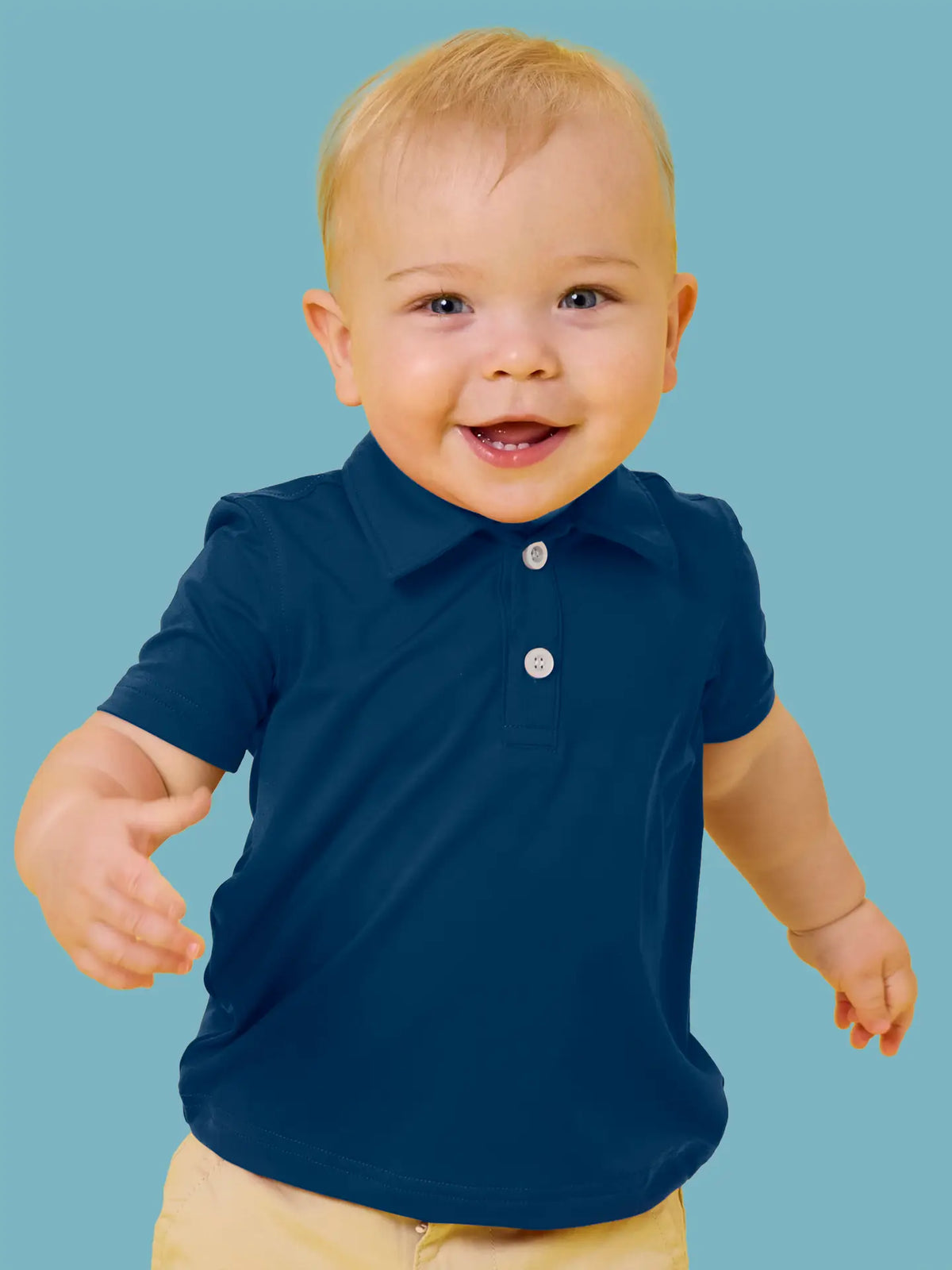 Youth Navy Performance Polo