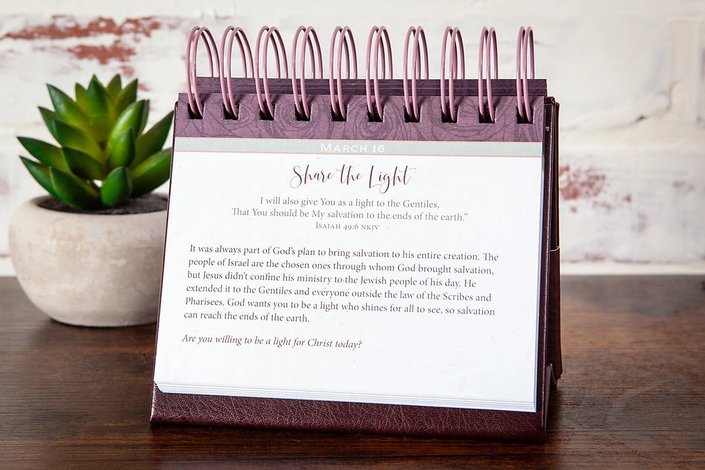 Daily Strength for Women Perpetual Calendar