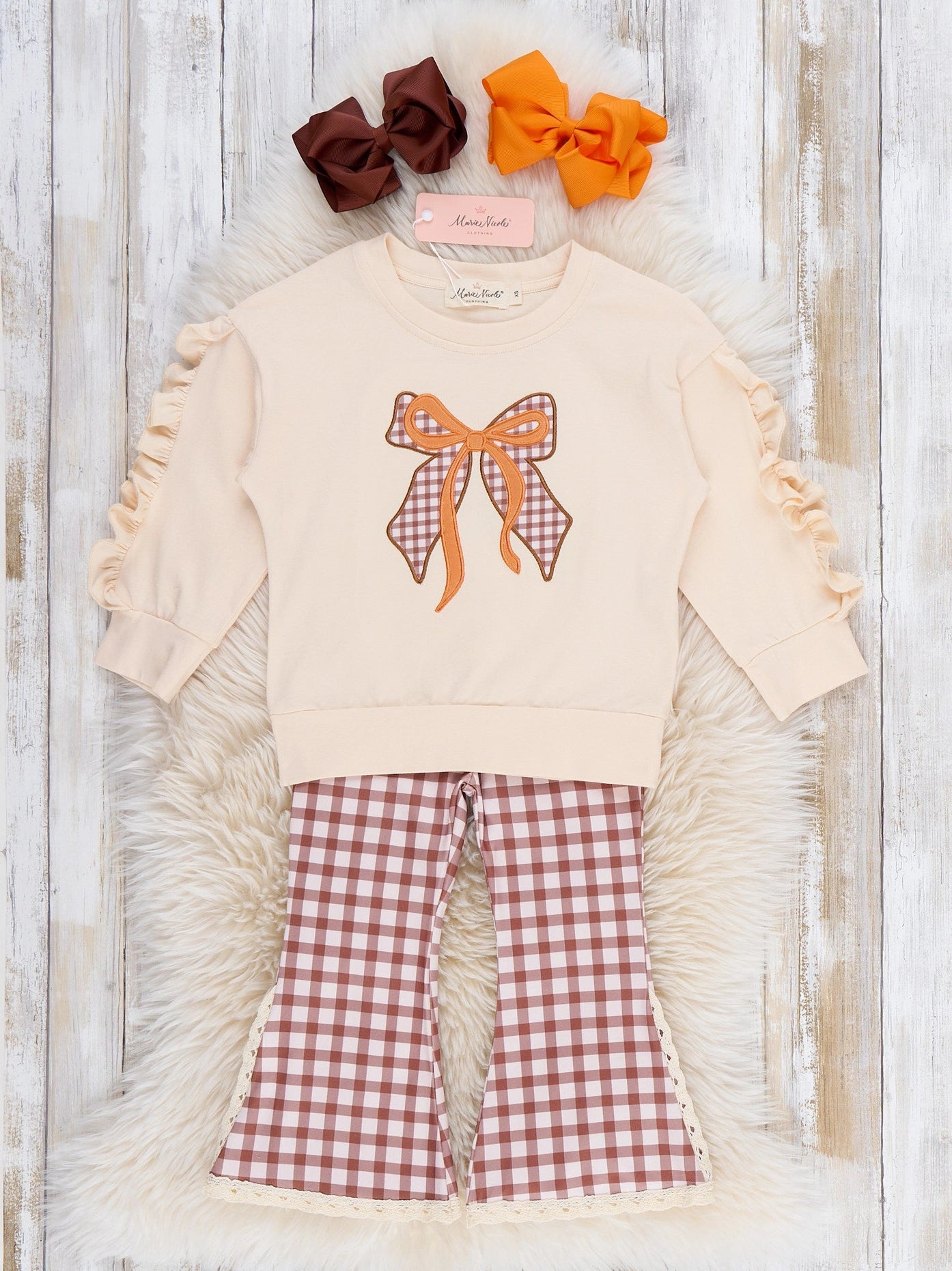 Ribbon Charm Ruffle Set