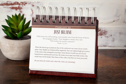 Daily Strength for Men Perpetual Calendar