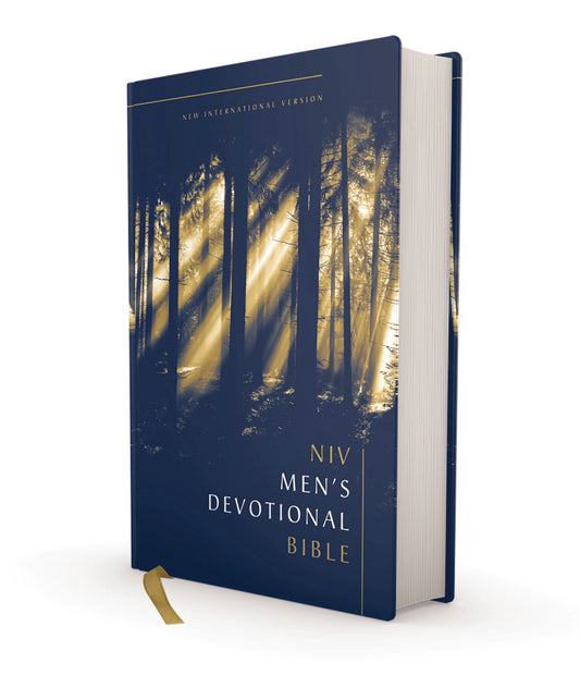 Men's Hardcover NIV Devotional Bible