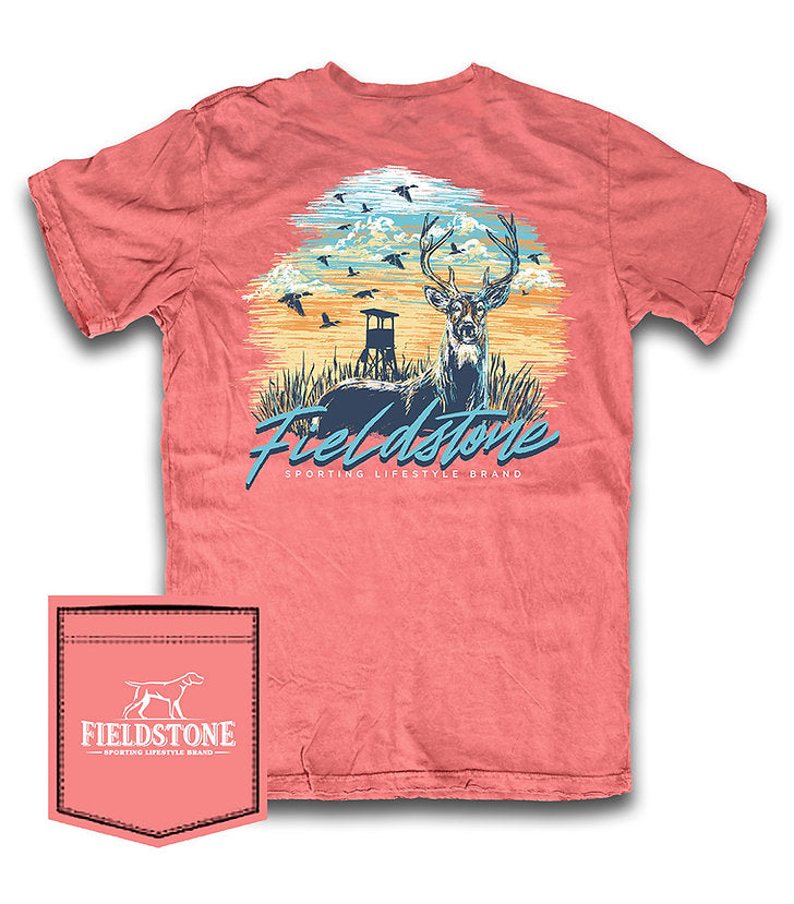 Youth Ducks and Bucks Pocket Tee