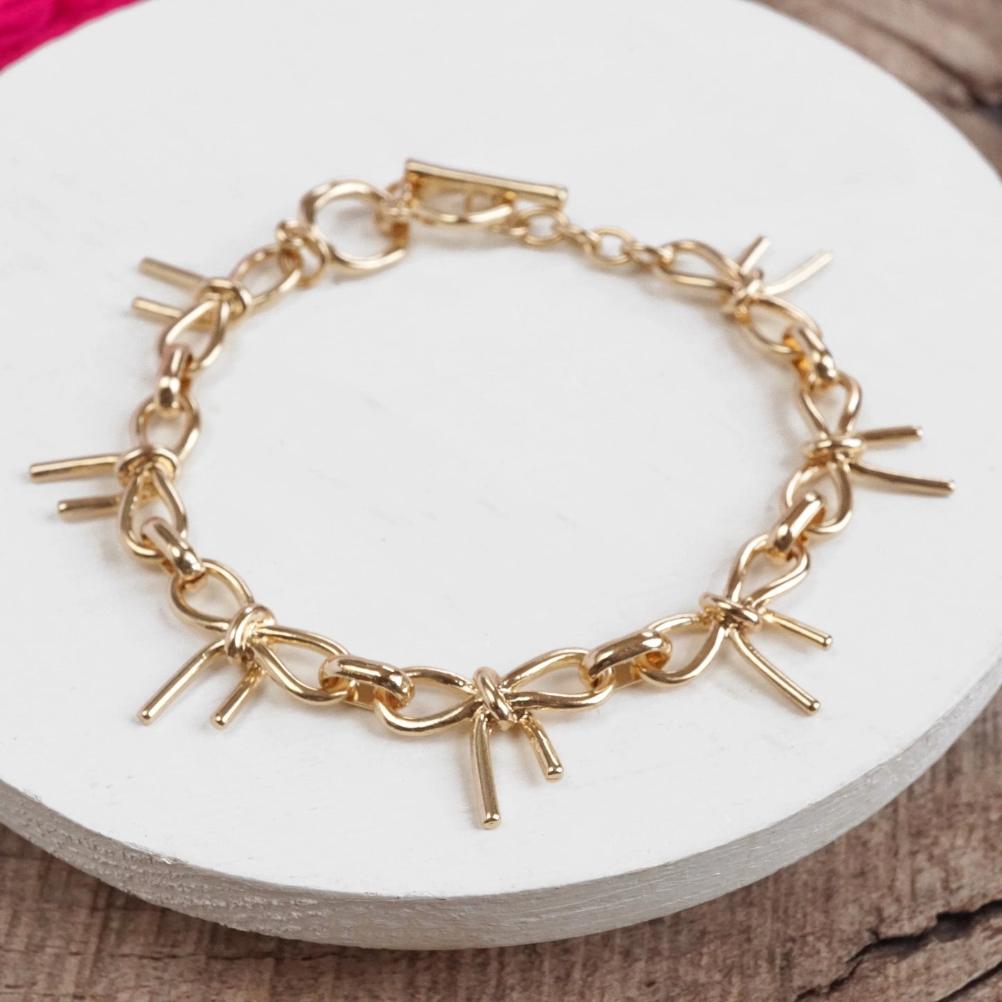 Bow Link Bracelet