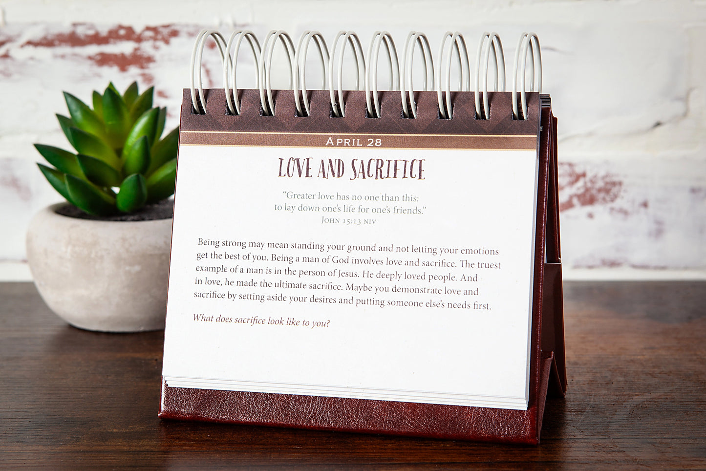 Daily Strength for Men Perpetual Calendar