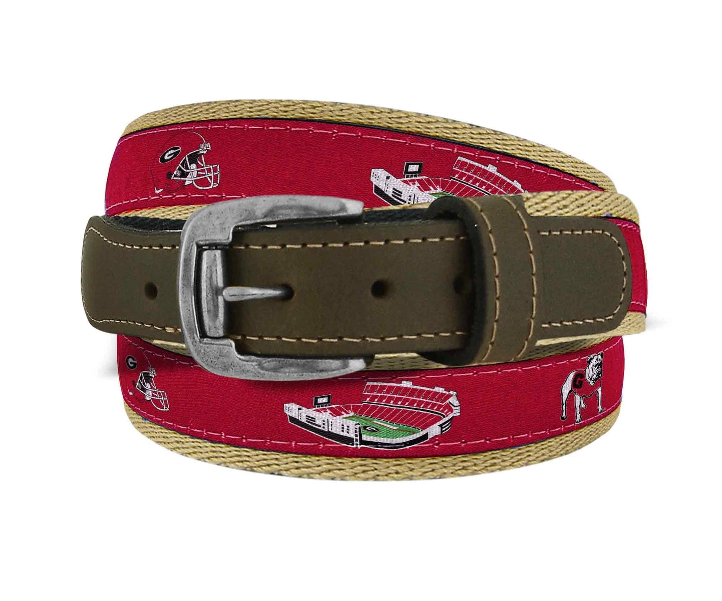 Georgia Stadium Ribbon Belt | Red