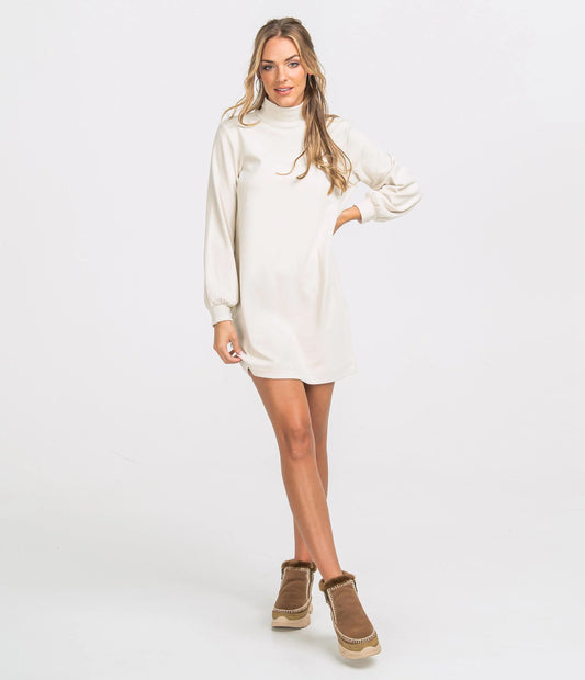 Mockneck Sweater Dress