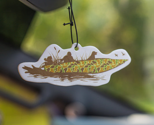 Duck Boat Air Freshener | Black Ice
