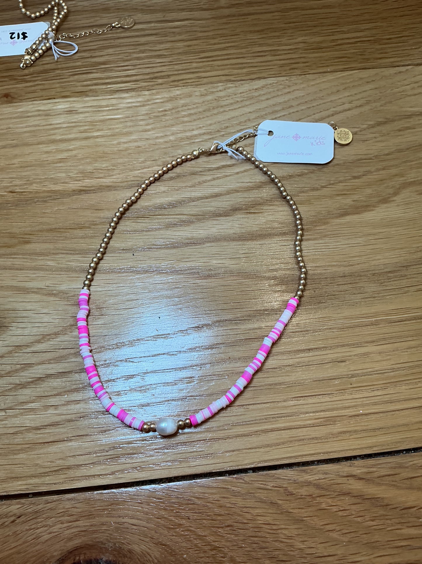 Girls Multi Color Beaded Pearl Necklace | Jane Marie