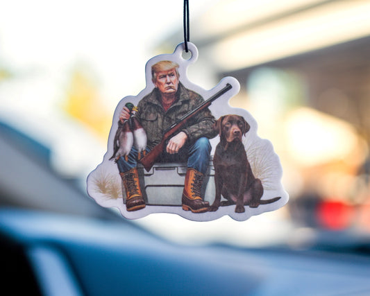 Trump Hunt Air Freshener | Black Ice