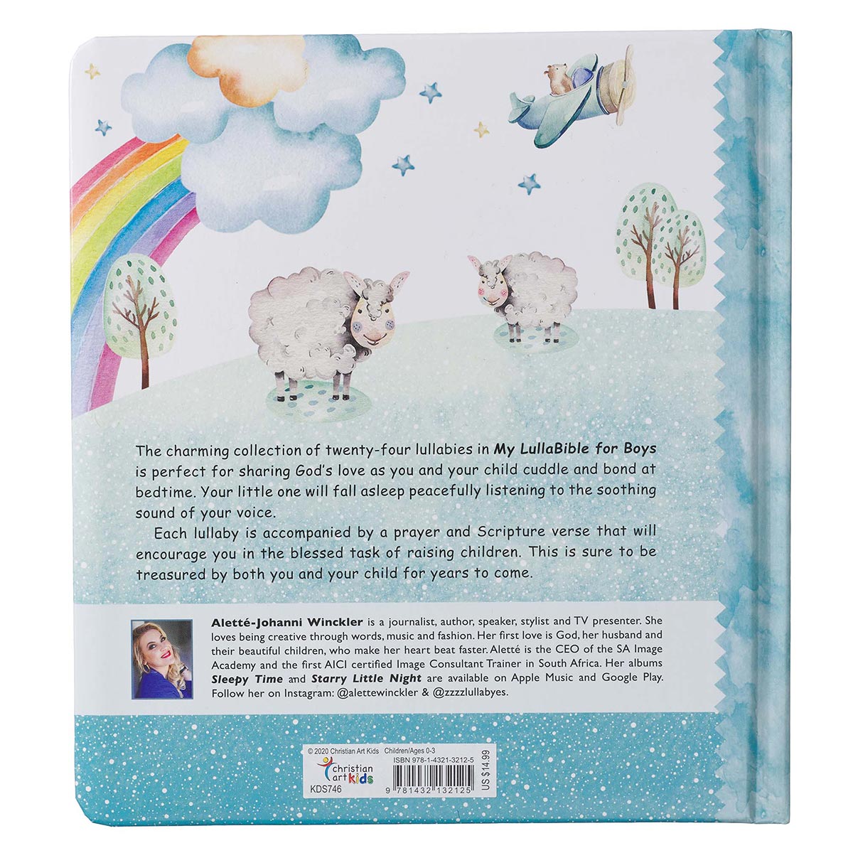 My LullaBible for Boys Hardcover Board Book for Children