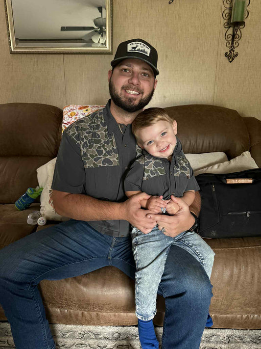 Youth Backwoods Shoulder Button Down