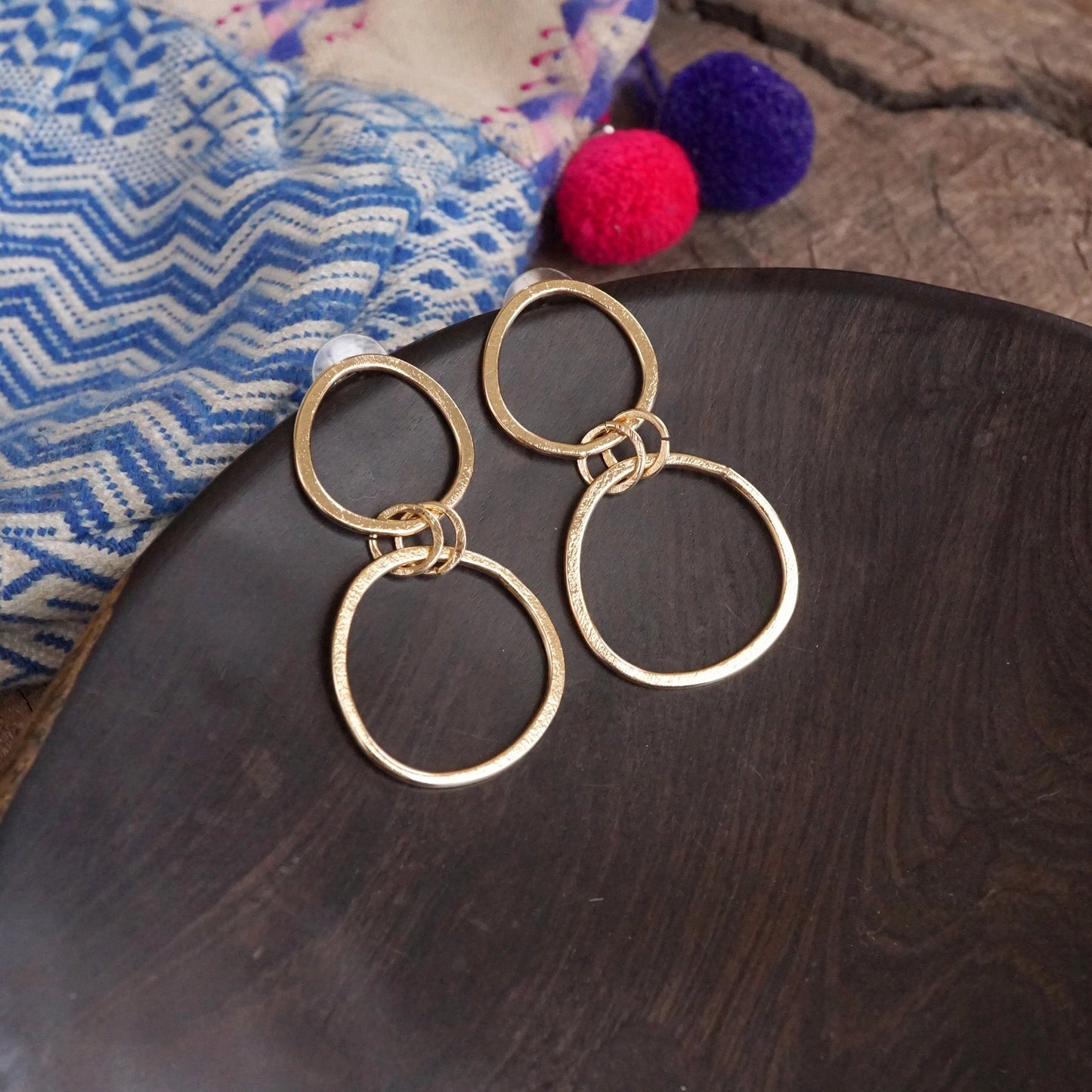 Boho 2 Hoop Earrings