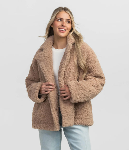 Faux Fur Sherpa Jacket
