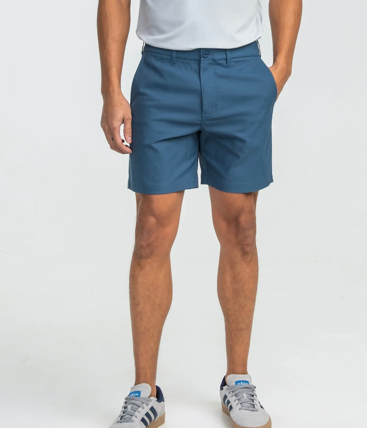 Clubhouse Performance Chino - Blue Shadow