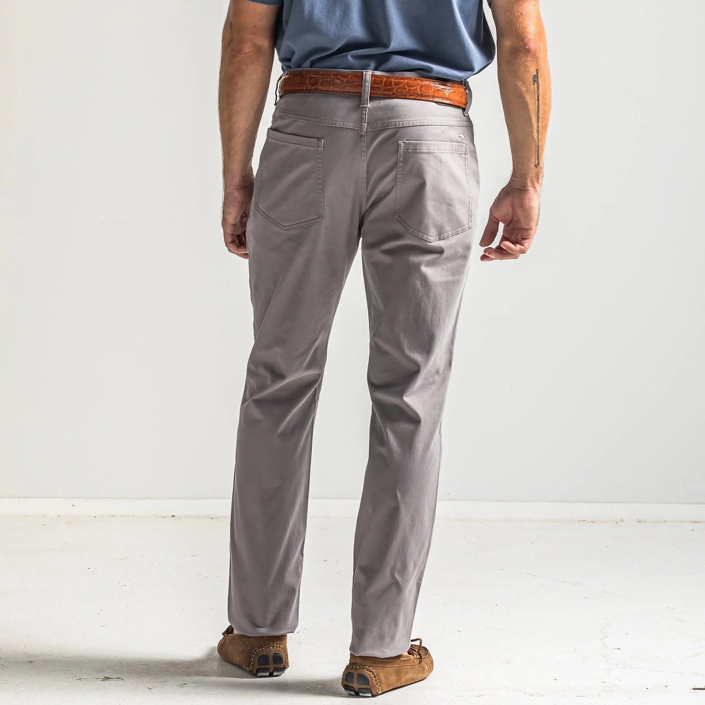 Flex Five Pocket Stretch Pant - Steel Gray