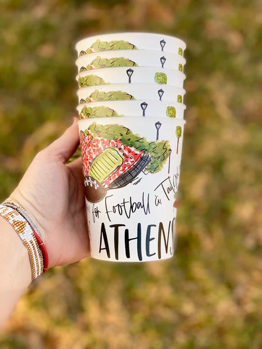 Athens Reusable Party Cups (Set of 3)