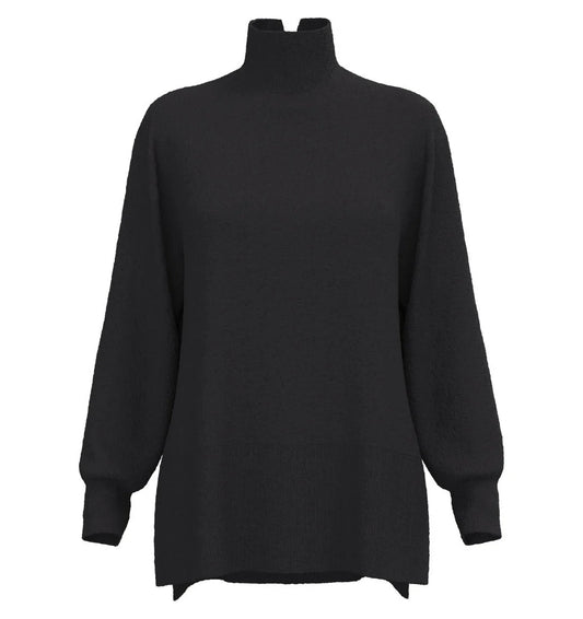 Black Plush Dreamluxe Turtleneck