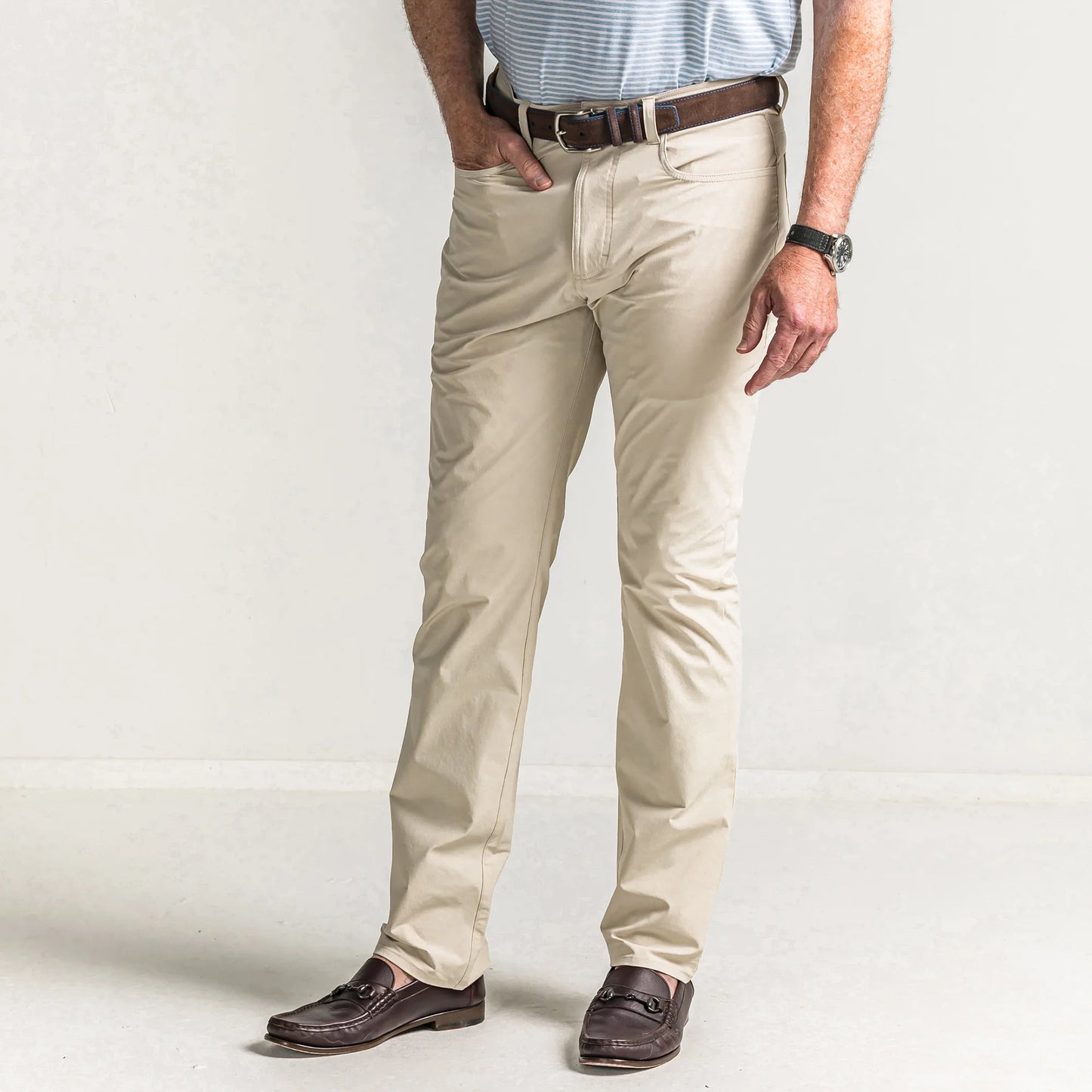 Harris Golf Five Pocket Pant - Stone