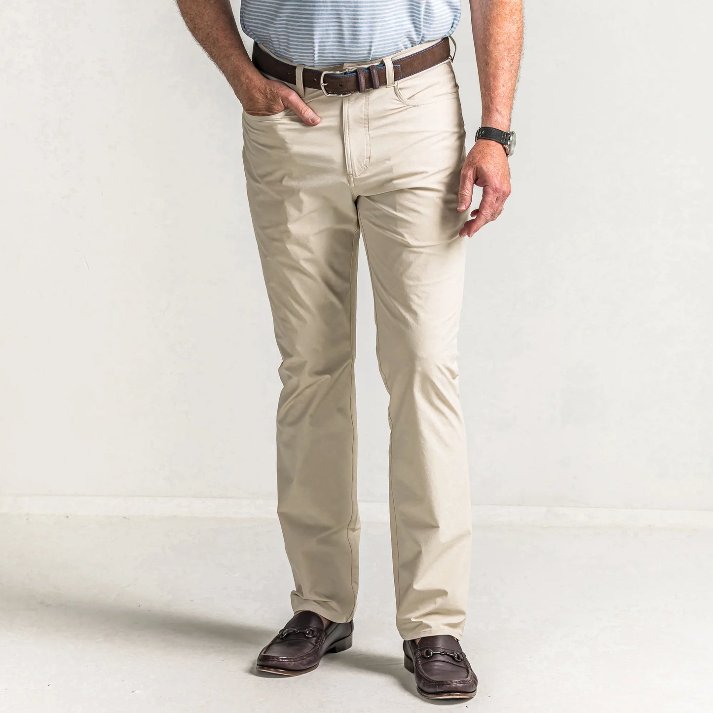 Harris Golf Five Pocket Pant - Stone