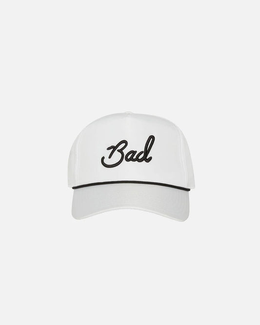 "Bad" Rope Golf Hat - White