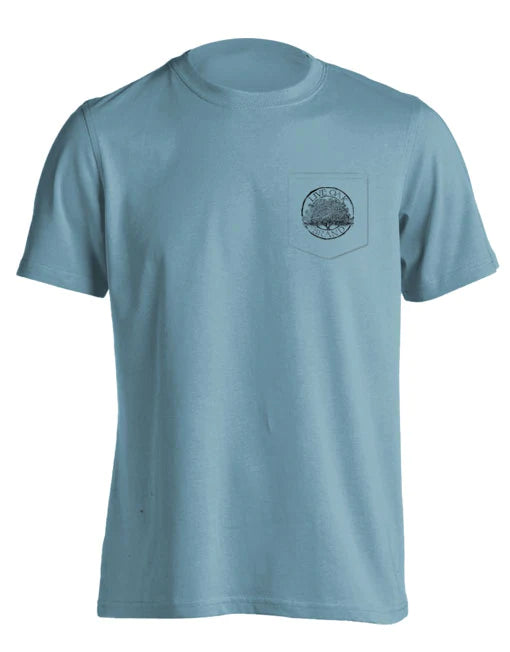 Bourbons Of Kentucky Short Sleeve Tee - Ice Blue