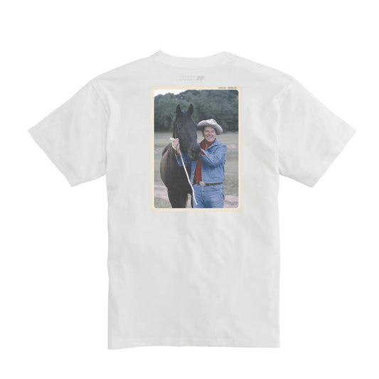 Cowboy Reagan Postcard Short Sleeve Tee