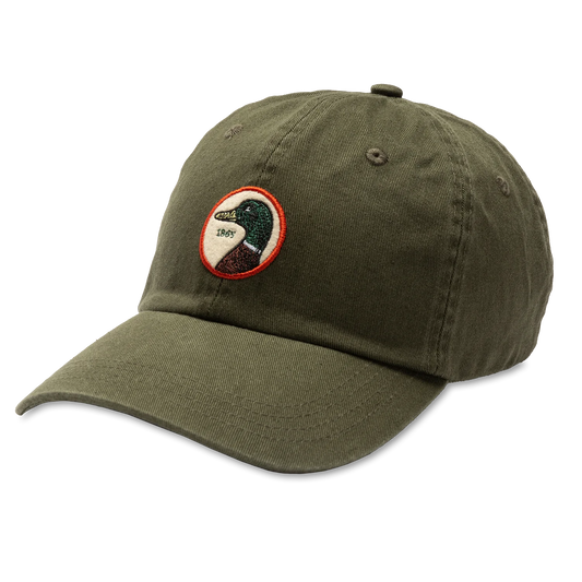 Circle Patch Twill Hat - Olive