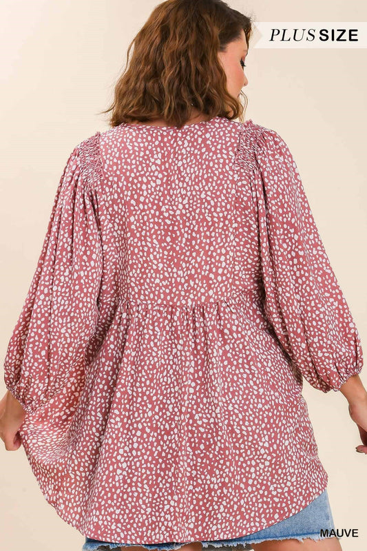 Plus Size Mauve Top