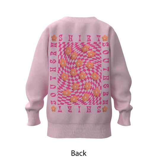 Girls Puff Print Sweatshirt