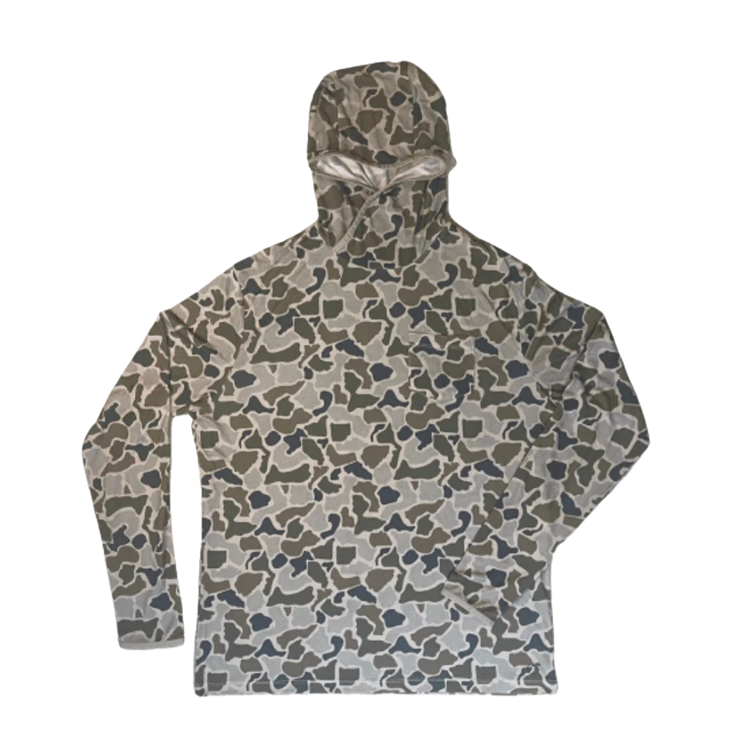 Lightweight Fishing Camo Performance Hoodie