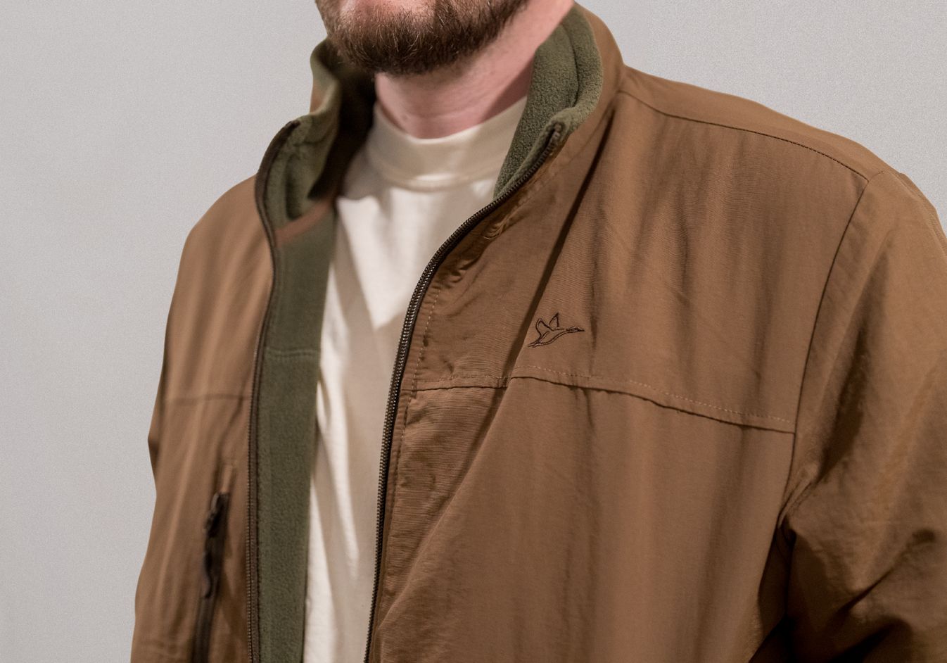 Flyaway Reversible Fleece Jacket | Moss