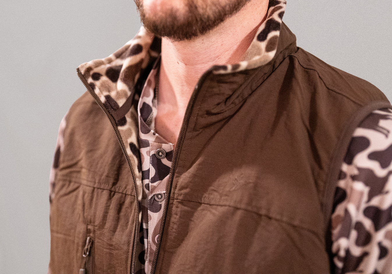 Flyaway Reversible Fleece Vest | Mosul Camo