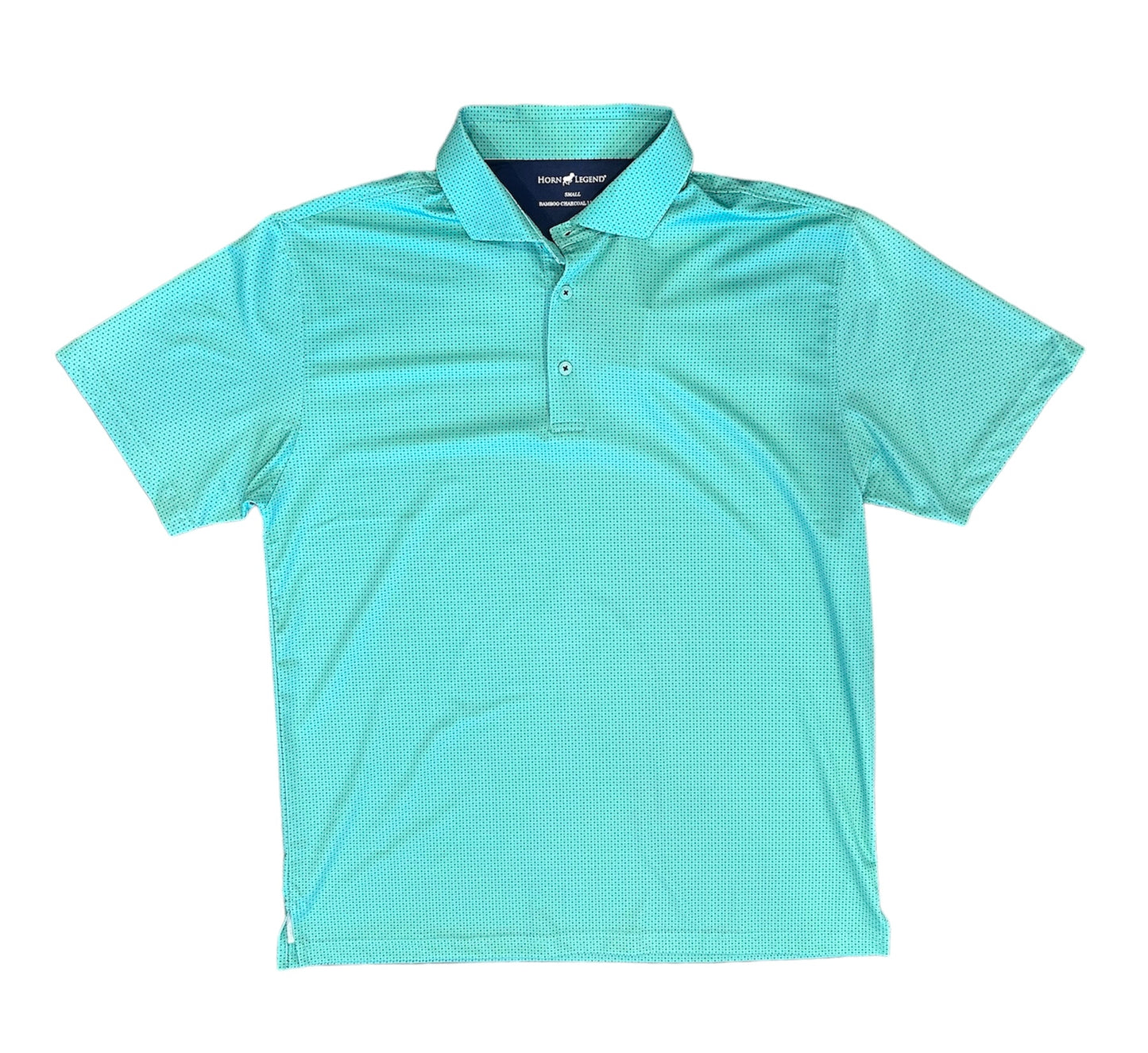 Green/Navy Short Sleeve Performance Polo