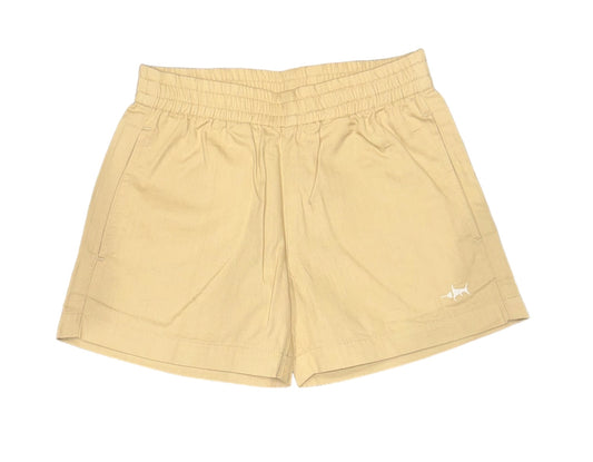 Youth Khaki Naples Elastic Waist Shorts