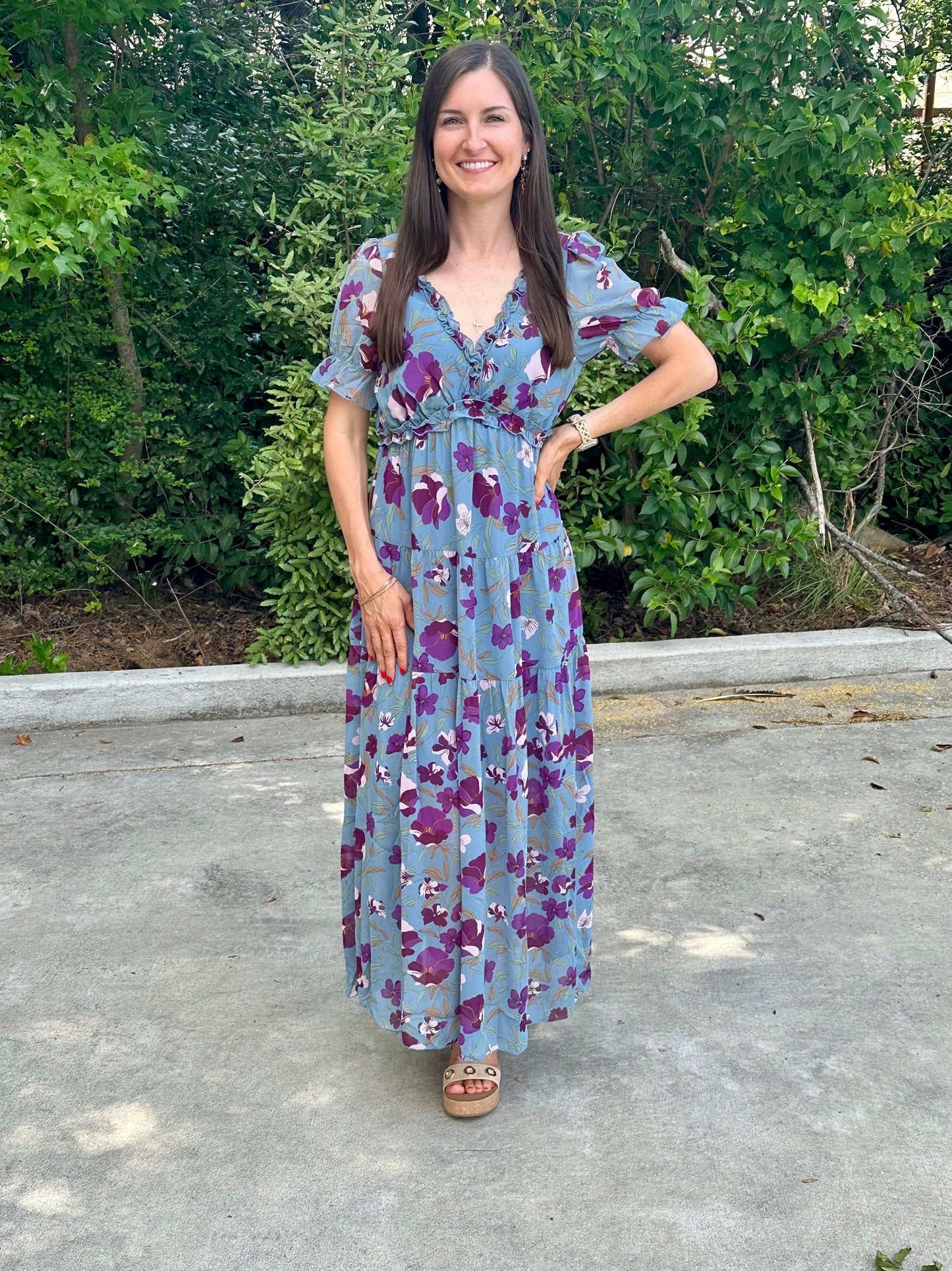 Petals & Promises Dress | Purple