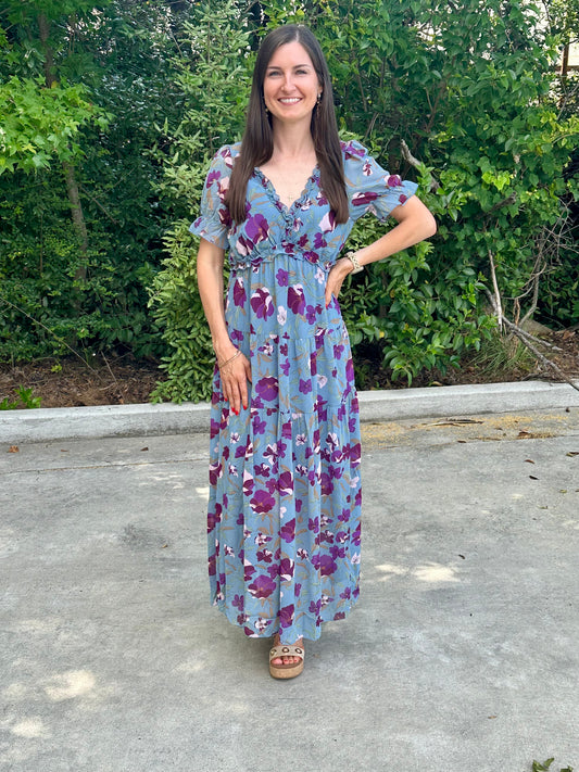 Petals & Promises Dress | Purple