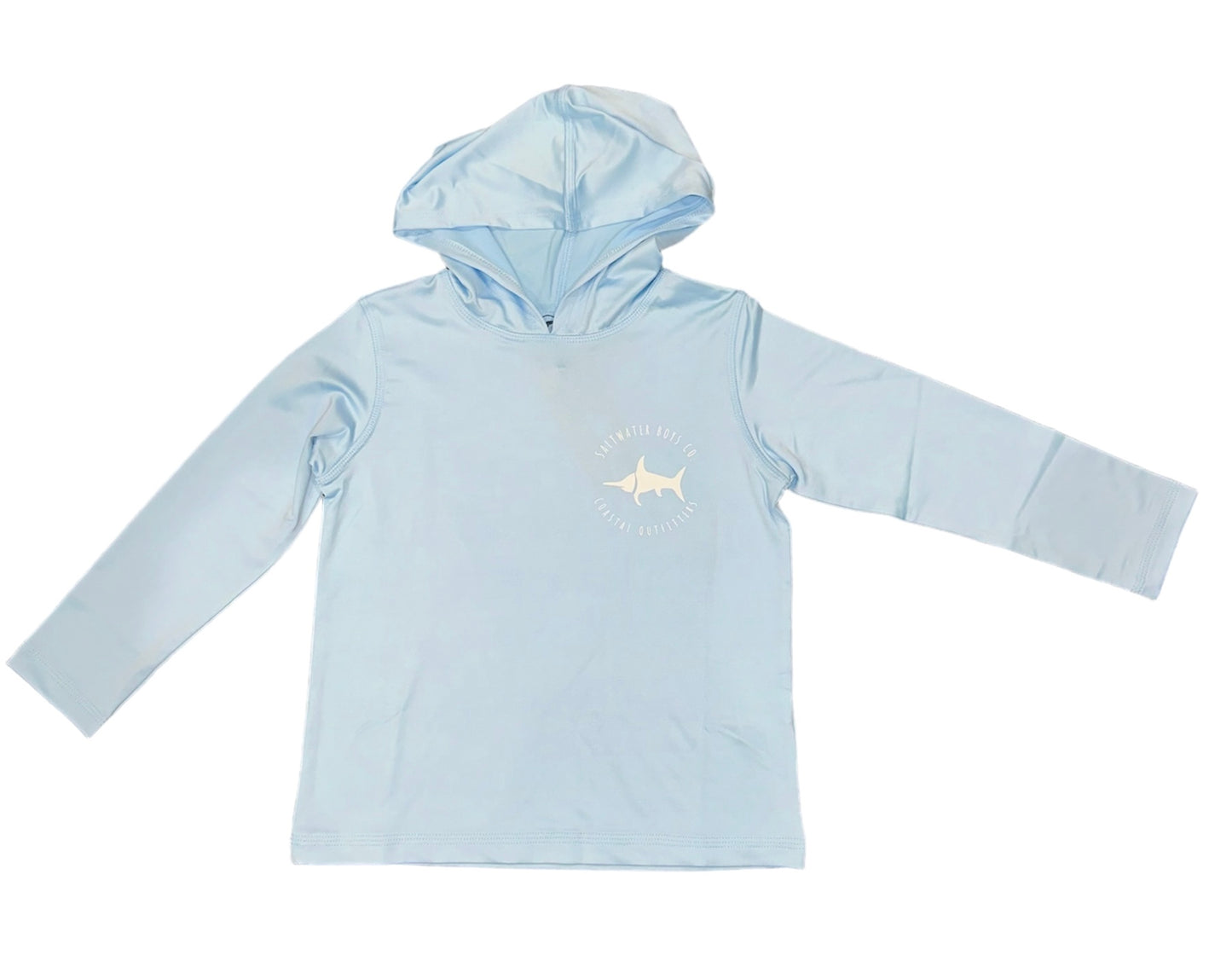 Youth Light Blue Perdido Performance Hoodie