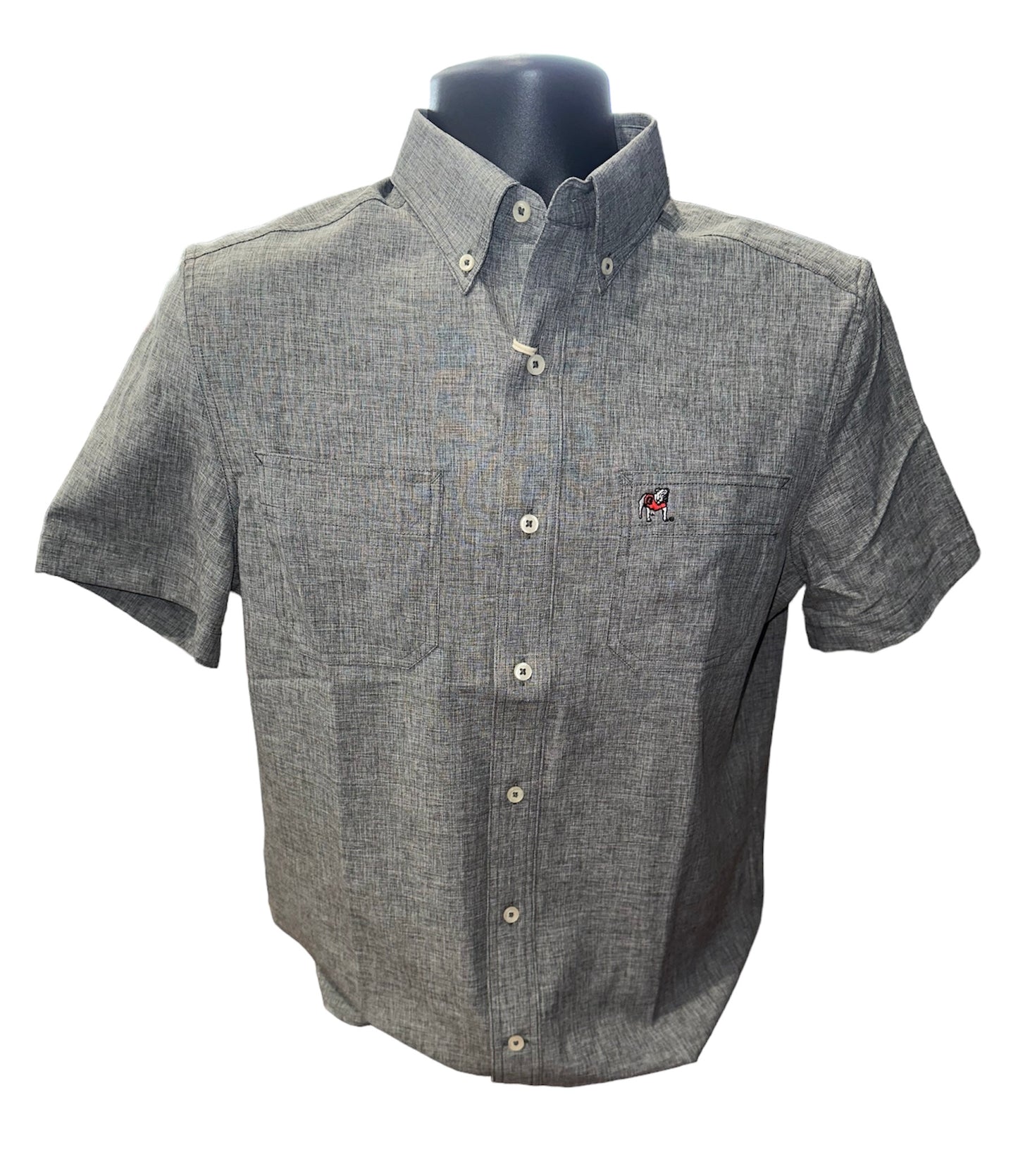 Dock Short Sleeve Button-Down - Polarized Gray