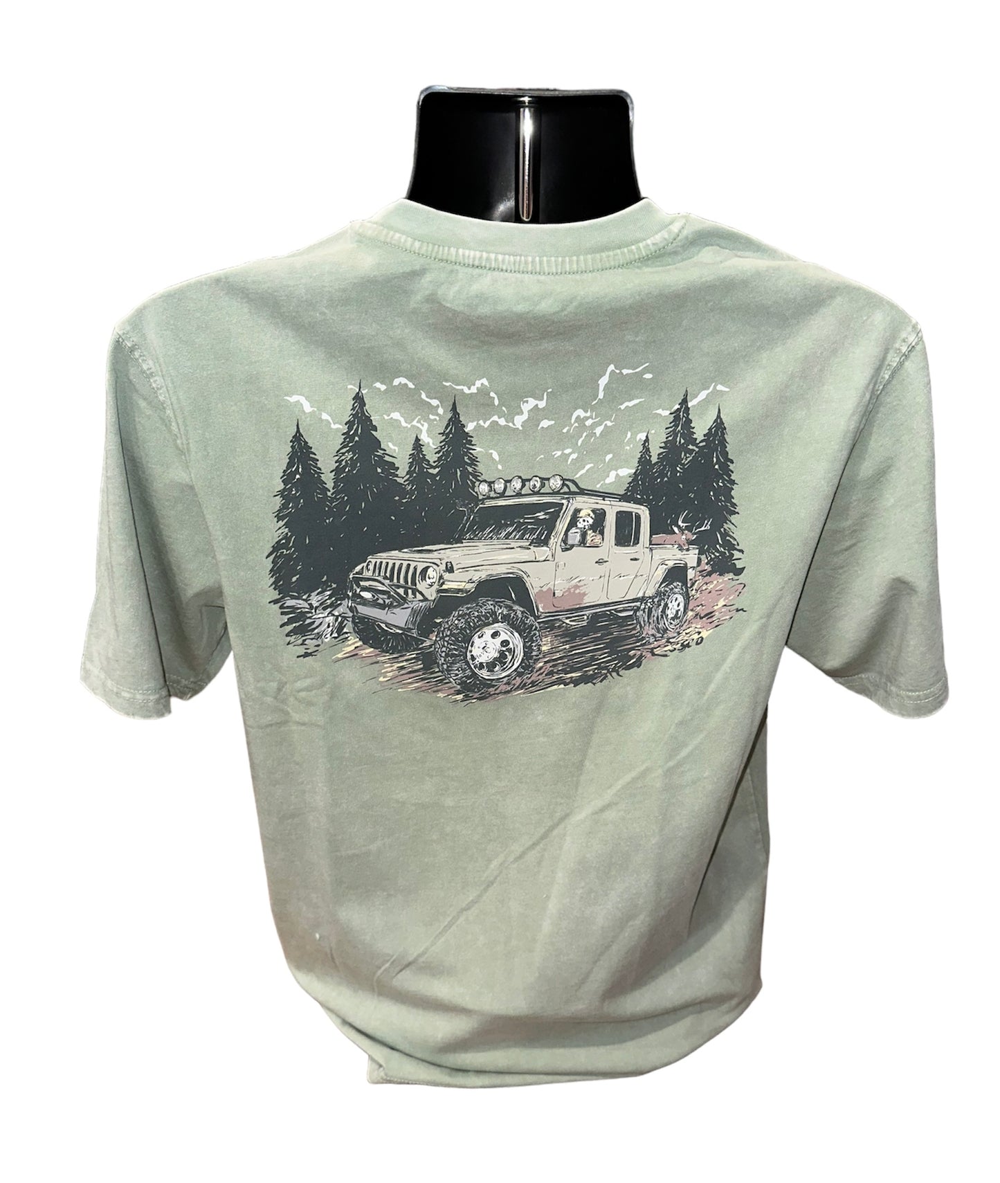 Youth Country Roads Short Sleeve Tee - Upland Green