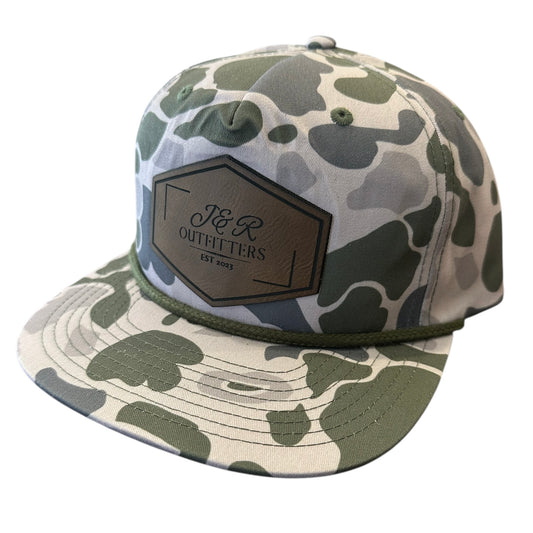J & R Outfitters Rope Hat | Dark Camo