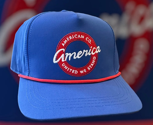 Vintage American Co. Logo Mesh Back Trucker Hat