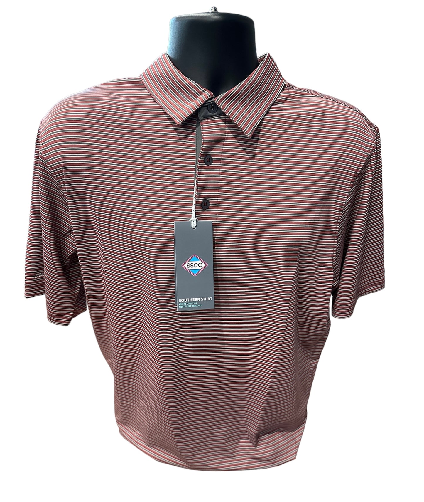 Scoreboard Stripe Polo