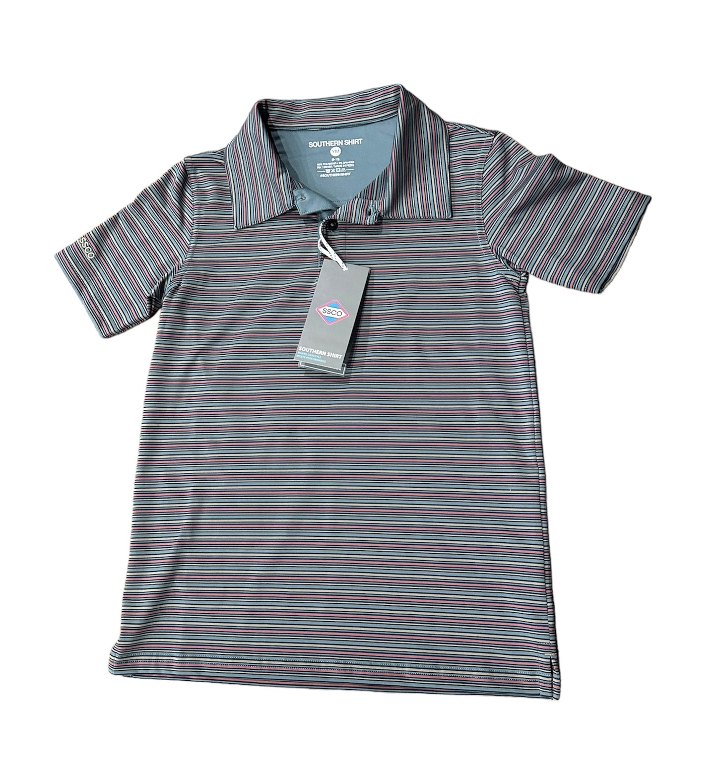 Youth Sawgrass Stripe Polo - Alumni Hall