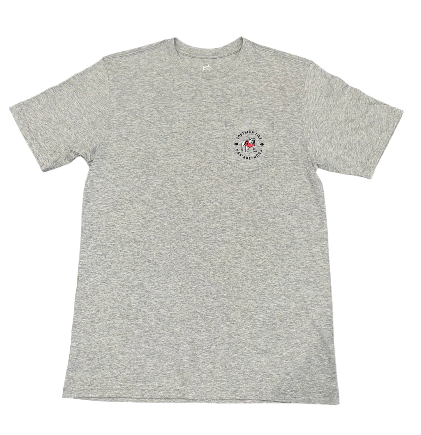 Georgia Cornhole Short Sleeve Tee - Heather Gray