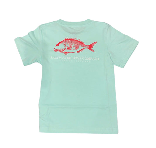 Youth Red Snapper Short Sleeve Pocket Tee